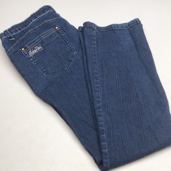 VINTAGE ECKO RED SLIM BOOT JEANS 34x32 😎 - Picture 3 of 12